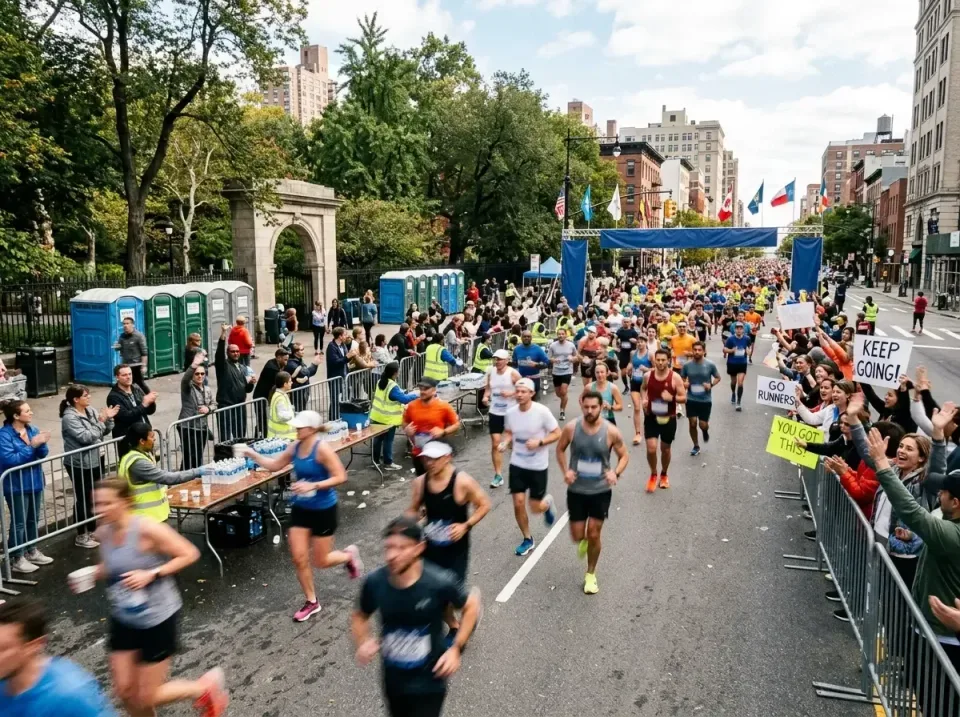 Portable Toilets — Marathon Event